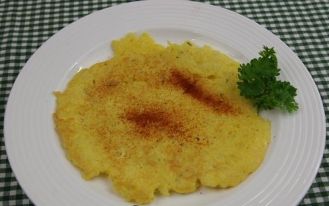 Омлет с картофелем и сыром