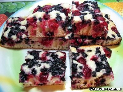 Ягодный пирог "Солнечное лето"