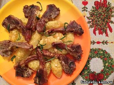 Каре ягненка с картофелем