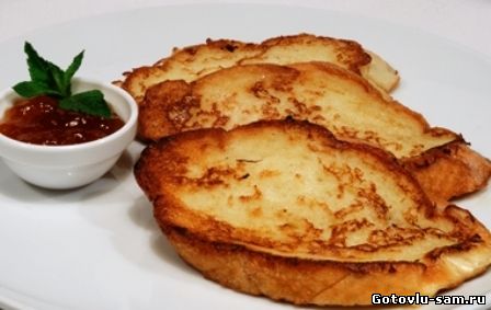 Гренки с яйцом