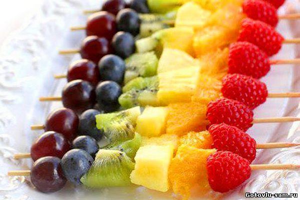 Фруктовое канапе