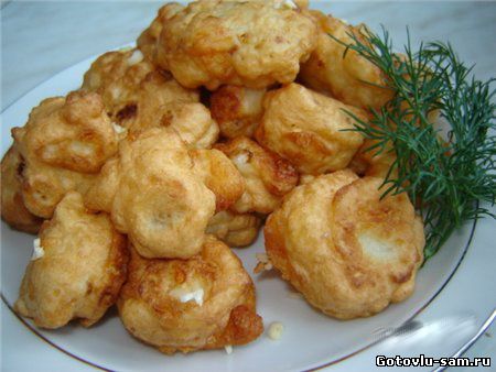 Шампиньоны в кляре