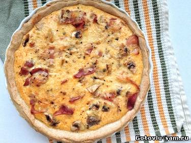 Французский открытый пирог