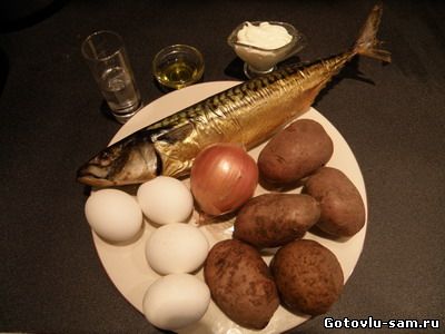 Салат из скумбрии