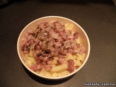 Салат из скумбрии